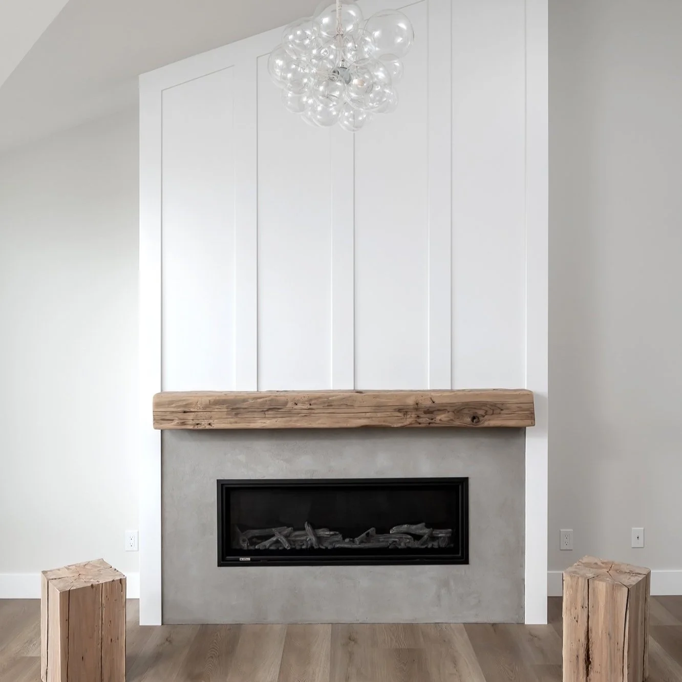 Before and after interior painting transformation